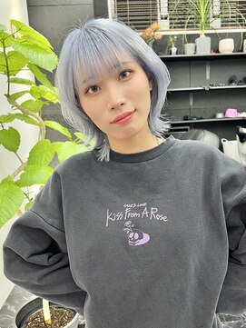 チュダック(ChuDuck) 【◎甘くてカワイイ◎】韓国風《ペールブルー》ケアブリーチ