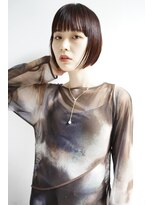 トリッカ 銀座(tricca)&nbsp;ショートボブアッシュブラウンオリーブブラウン20代30代40代50代