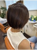 襟足スッキリショートボブ