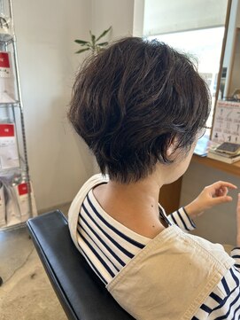 カノエ 山口小郡店(canoe) ナチュラルショート×髪質改善トリートメント