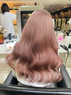 ブレンド 渋谷(BLend) 黒髪ボブルフネビージュ小顔ワンレンスペインカール