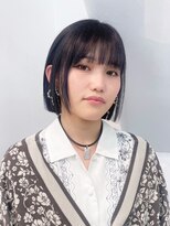 アルバム 渋谷パルコ(ALBUM) ミディアムショートボブおくれ毛前髪カット_ba536461