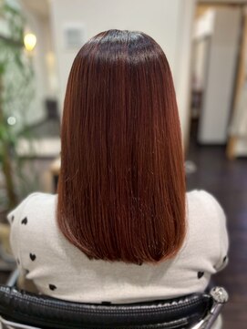 美容室 フォーリア Foglia ピンクブラウン