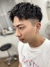 【トレンド】カット＋特殊パーマ＋シェービング＋眉カット