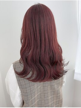 リルミー ミュエナ 大須 矢場町(Lilme myuena) 【ブリーチ0-1】鮮やかさが可愛い♪チェリーピンク *Lilme*