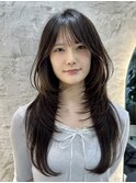 新潟／万代／髪質改善／レイヤー／骨格矯正／小顔／暗髪