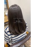 今っぽい柔らかいマロンブラウン Sac.一澤幸奈