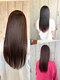 ヘアーリゾートノーブル(Hair Resort Noble)の写真/【縮毛矯正・髪質改善】まっすぐすぎない自然なストレートへ。ダメージレスにこだわり理想の手触りに。