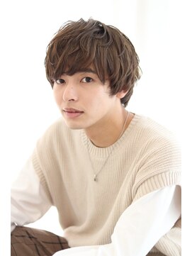 無造作ナチュラルマッシュショート