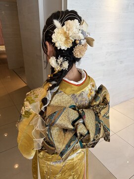 フェイス 大船(FACE) 成人式ヘア 編みおろしアレンジ /コノミ.大船