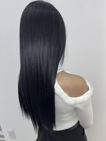 アイニ 天王寺アポロ店(aini)&nbsp;オフブラックストレート