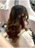 ガーリースタイル/心斎橋/ヘアメ/セットサロン