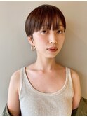 20代30代40代前髪ありナチュラルショート/小顔ショートボブ