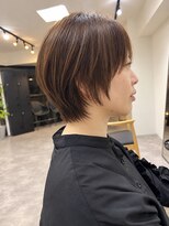 バロシェアサロン(balo. share salon)&nbsp;大人耳かけショート×透け感カラー