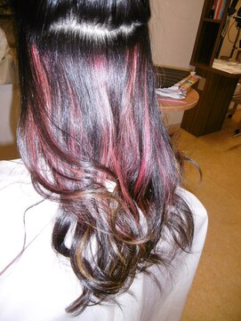 デザインヘアー ピアジェ 橿原店(DESIGN HAIR PIAGET) 2段階2色使いKIRARAカラー+パネルワーク☆