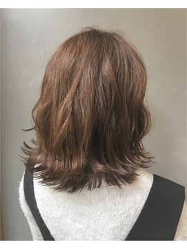 マッシュ 北堀江(MASHU) 柔らかウェーブボブ 小田彩乃