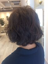 ヘアー カラー キー(HAIR color KEY)&nbsp;ゆるふわパーマボブ美人