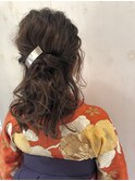 卒業式 ハーフアップ 鶴ヶ峰 美容室