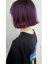 ガルボ ヘアー(garbo hair) garbohair営業中style♪ケアブリーチ1回ブルーラベンダーカラー
