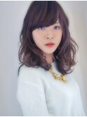 【unolog藤波】デジタルパーマ×重めミディアム×秋冬カラー