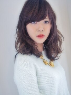 ウノプリール 茶屋町店(unopulir) 【unolog藤波】デジタルパーマ×重めミディアム×秋冬カラー