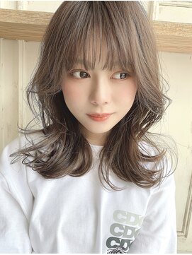 アリスバイアフロート 自由が丘(ALICe by AFLOAT) ミディアムくびれ韓国（ピンクベージュボブルフ）