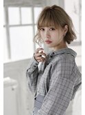 ルミエールジンジャー×マッシュヴェールウェーブ×ショートボブ