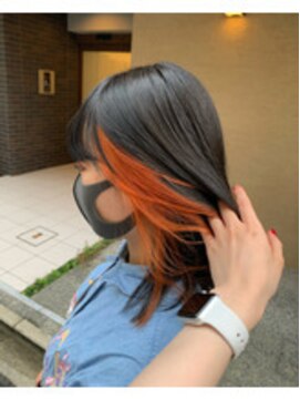 コメル(comeLe) 【 colorist　kina】アッシュブラック×タイガーリリー