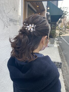 デコヘアー キートス(DECO HAIR kiitos) ハーフアップ