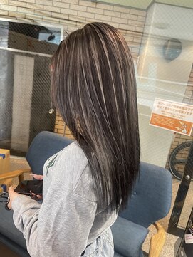 ラフ(LAFF) #黒髪#ボブルフ#ネビージュ#小顔#ワンレン