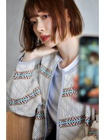 ウム(Umu)&nbsp;ニュアンスボブ/シースルーバング/くすみカラー