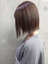ソロ(soLo) 【澤口スタイル】切りっぱなしボブ×髪質改善トリートメント