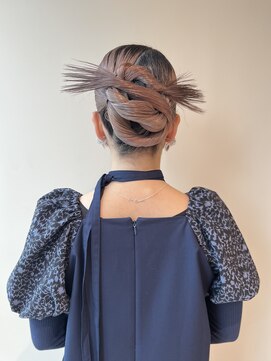 ネロ ヘアサロン ネイビー 渋谷(NERO HAIRSALON NAVY) 【近藤真帆】ヘアセット　前髪カット