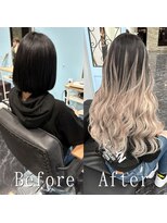 あるじゃんすー 沖縄店&nbsp;ピンクべージュ#シールエクステ#バレイヤージュ#韓国#沖縄