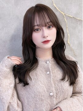 ロンドアヴァントゥス 池袋(Lond aventus) 結べるレイヤーカット/ミルクグレージュ/韓国巻き/顔周りカット