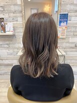 フゥカ 売市店(fuka)&nbsp;ミディアムスタイル×オリーブグレージュ