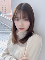 ユーフォリア エヌ 池袋サンシャイン通り店(Euphoria +n) 小顔似合わせカットくびレイヤーエモージュ大人可愛い