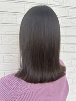 アンジュ 篠ノ井店(ange)&nbsp;外ハネミディ×グレージュ