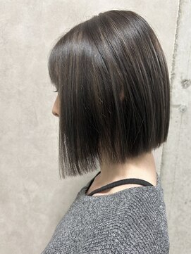 ルノン フィージュ(LUNON fieju) コントラストハイライト/グレージュ/切りっぱなし