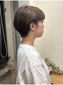 シークレットハイライト×ショートボブ