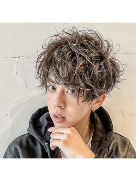 コネクトヘアデザイン バイ マツダ(CONNECT hair design by Matsuda) ハイライト　ホワイトメッシュ　メンズカット　ツーブロック
