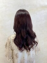 アンジェリカ(Angelica Total Beauty Lifestyle Design)&nbsp;艶髪ウェーブ スタイル愛されレッドブラウンカラー