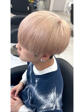 エイトサッポロ 札幌大通り店(EIGHT sapporo) メンズホワイトブロンドカラー