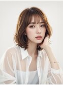 韓国風ショートボブ！ふんわりレイヤーカットで小顔効果♪