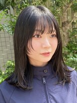 ガーランド (Garland) 【垢抜けたい方必見！】顔まわりレイヤーが可愛い！　暗髪カラー