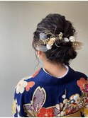 ふわふわシニヨン