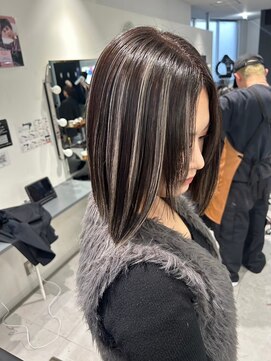 キング 高槻(K!ng) 縮毛矯正髪質改善ハイライトレイヤーカット枚方美容室エクステ