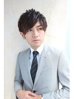 ソース 塚口(SOURCE)&nbsp;黒髪ビジネスヘア/メンズ