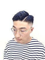 スウェル 稲毛店(Swell)&nbsp;サーフカール/フェザーパーマ/ブルーブラック/稲毛駅/眉毛