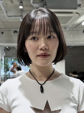 フィルムス 表参道(FILMS) 暗めカラー/姫カットレイヤー/マロンベージュ/くすみベージュ